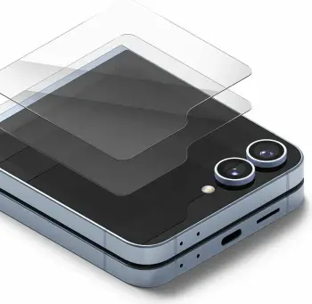 Mbështjellës xhami i temperuar Ringke për ekran të jashtëm Samsung Galaxy Z Flip 6, 2 copë