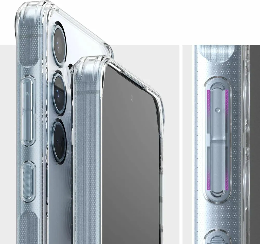 Mbështjellës Ringke Fusion për Samsung Galaxy A55 5G, Transparent - 3