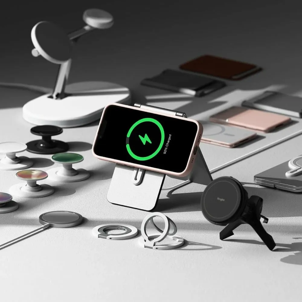 Mbështjellës Ringke Silicone MagSafe për iPhone 16e, Rozë - 6