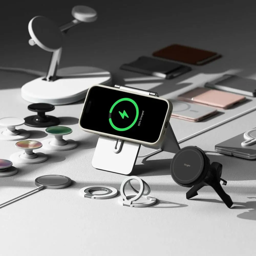 Mbështjellës Ringke Silicone MagSafe për iPhone 16 Pro, Bezhe - 5