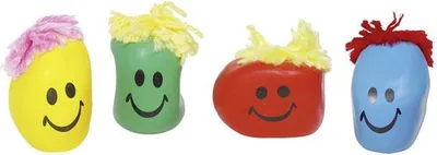Lodër antistres Goki Squishy Smile, e butë, shumëngjyrëshe - 1