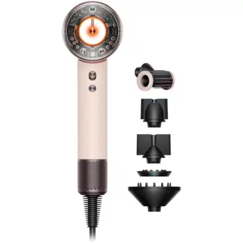 Tharëse flokësh Dyson Supersonic Nural Straight+Wavy, pastel pink/rose gold