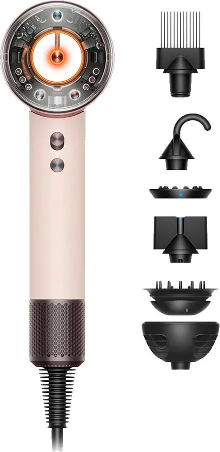 Tharëse flokësh Dyson Supersonic Nural, rozë pastel/rozë ari - 2