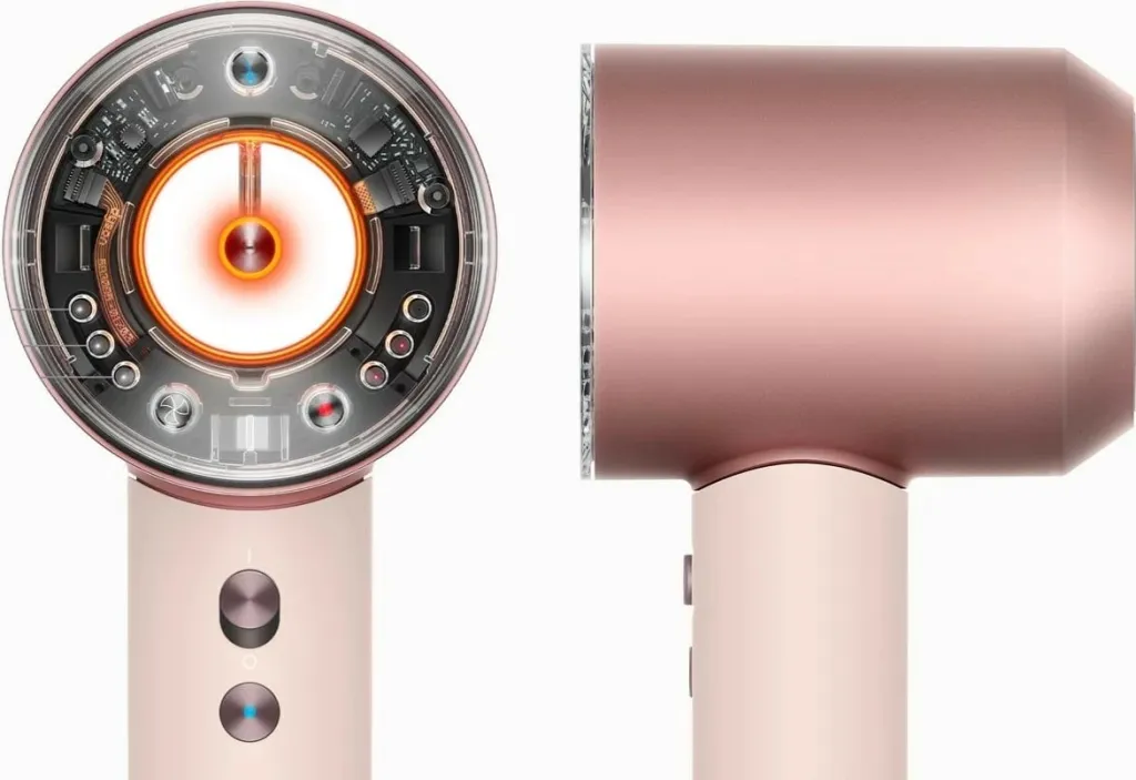 Tharëse flokësh Dyson Supersonic Nural, rozë pastel/rozë ari - 3