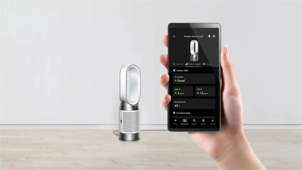 Purifikator ajri, ngrohës dhe ventilator Dyson Purifier Hot+Cool HP1, silver - 2