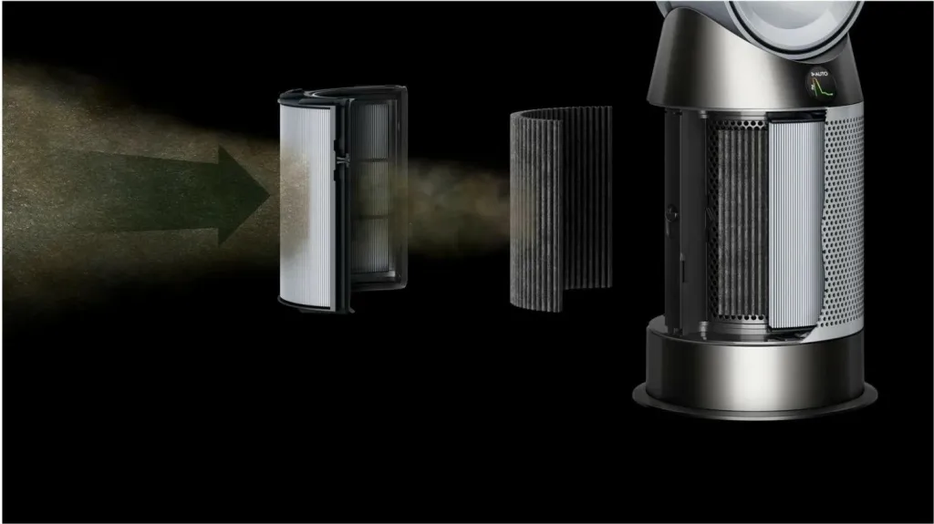 Purifikator ajri, ngrohës dhe ventilator Dyson Purifier Hot+Cool HP1, silver - 7