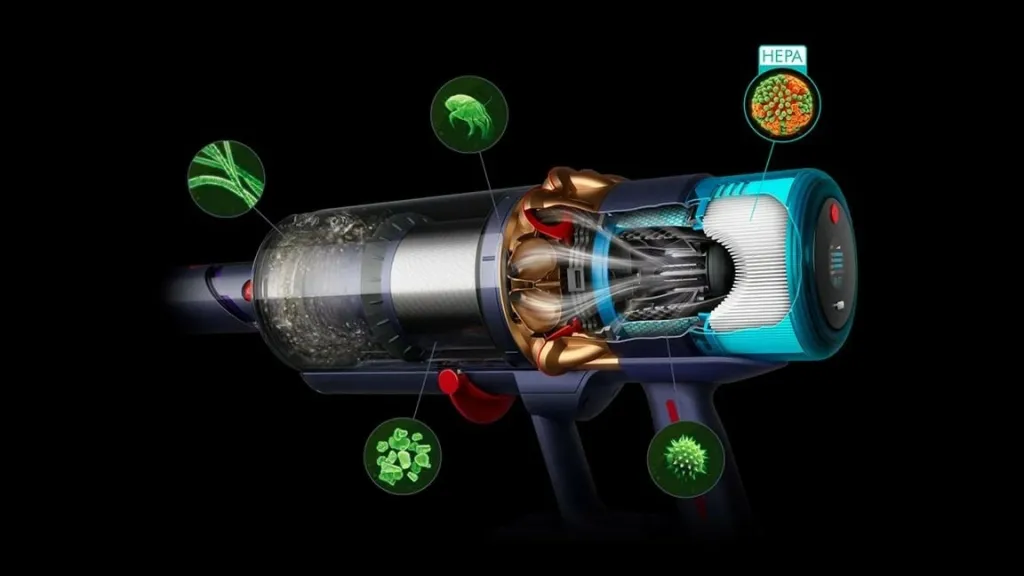 Fshesë pa kabllo Dyson Gen5Detect Absolute, 70 min, LCD, natëblu/bakër - 3