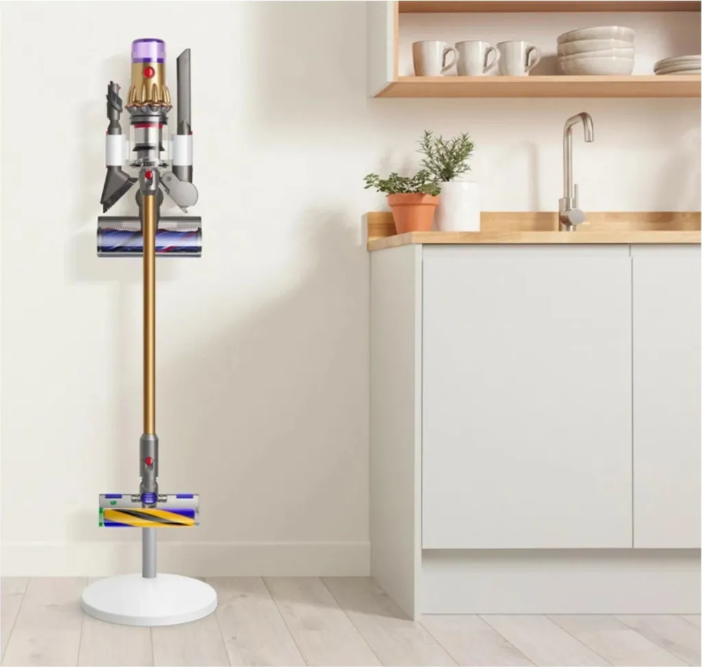 Stacion dokimi Dyson V12 Detect Slim, ruajtje dhe karikim, argjendtë - 3