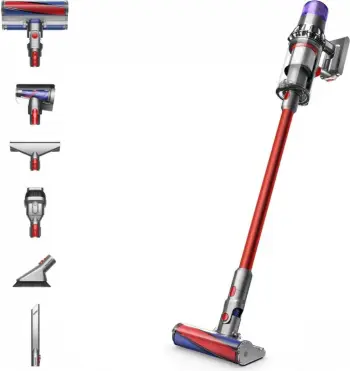 Fshesë pa kabllo Dyson V11 Fluffy, nikël/e kuqe