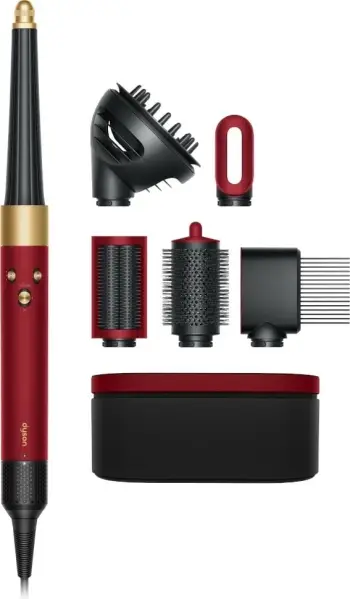 Multistyler flokësh Dyson Airwrap i.d. Curly+Coily, e kuqe-ari