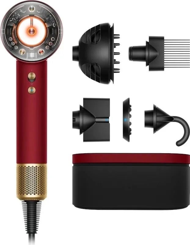 Tharëse flokësh Dyson Supersonic Nural, e kuqe/ari - 1