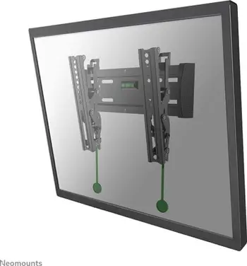 Mbajtës muri për TV Neomounts NM-W125BLACK, 10"-40", deri 20kg, i zi