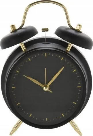Orë dekorative Homla Koopman TIMER, 20 cm, me zile, e zezë - 1