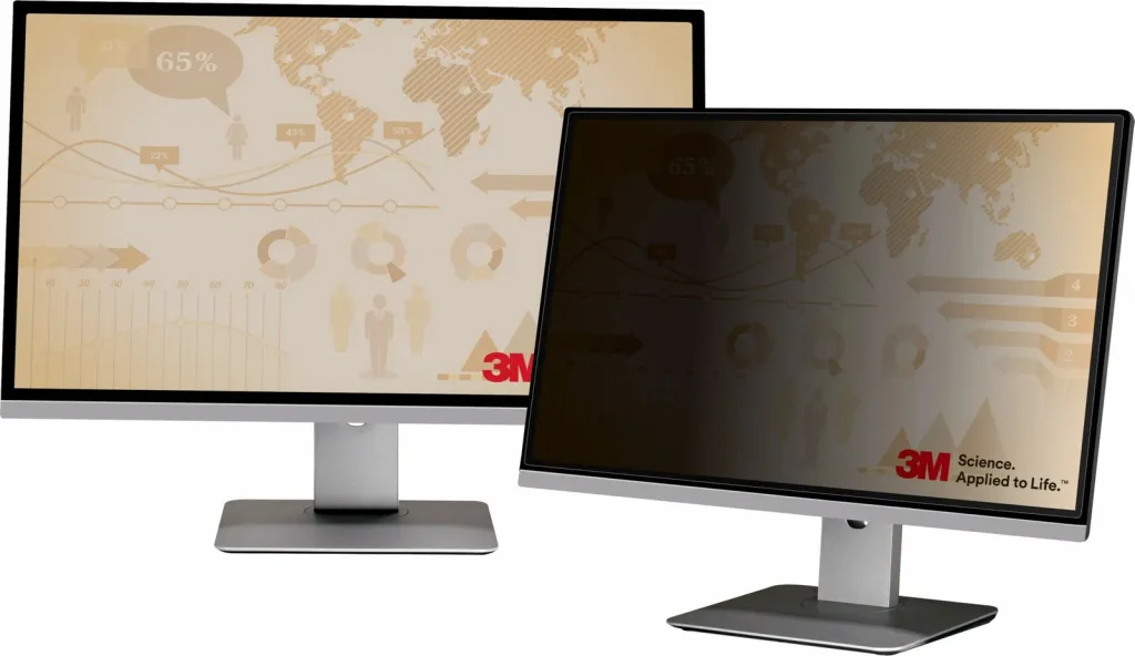 Filtër privatësie 3M PF185W9B për monitor 18.5 inç, 16:9, i zi - 4
