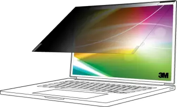 Filter privatësie 3M Bright Screen për MacBook Air 13 M2, 16:10, pa kornizë, anti-glare, i zi