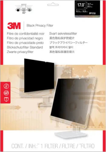 Folie privatësie për monitor 3M (98044054058), 17''