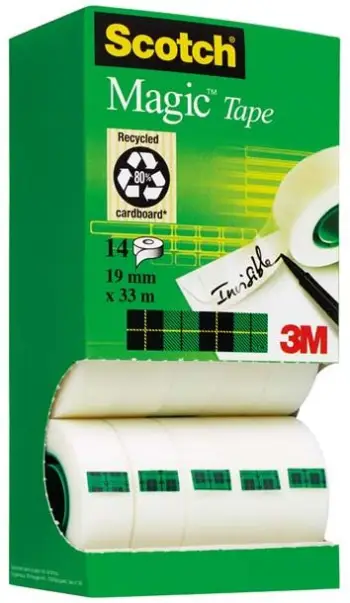 Shirit ngjitës 3M SCOTCH 810, 19 mm x 33 m, 14 copë