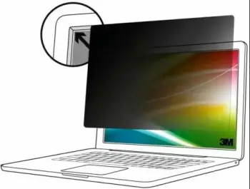 Filter privatësie për ekran 3M, 14in, 16:10, Anti-reflektiv, Anti-rrezatim, Anti-shkëlqim