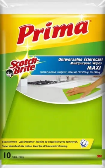 Leckë pambuku 3M Prima Maxi, 10 copë