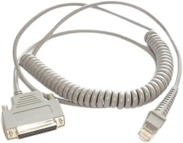 Kabllo Datalogic CAB-363, RS-232, 25P, femër/femër, spiral - 1