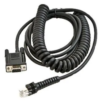 Kabllo RS-232 Datalogic, 9-pin, 3.6m, femër/femër, coiled - 1