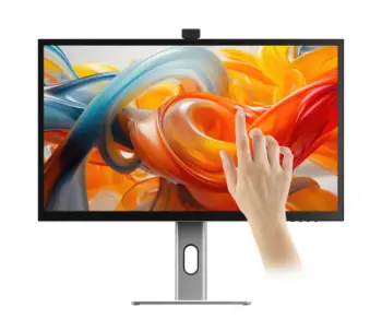 Monitor ALOGIC Clarity Pro Touch 27", 4K Ultra HD, Touchscreen, i zi/argjendtë