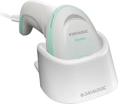 Skaner barkodësh Datalogic Gryphon GD4520, 1D/2D, USB, i bardhë - 2
