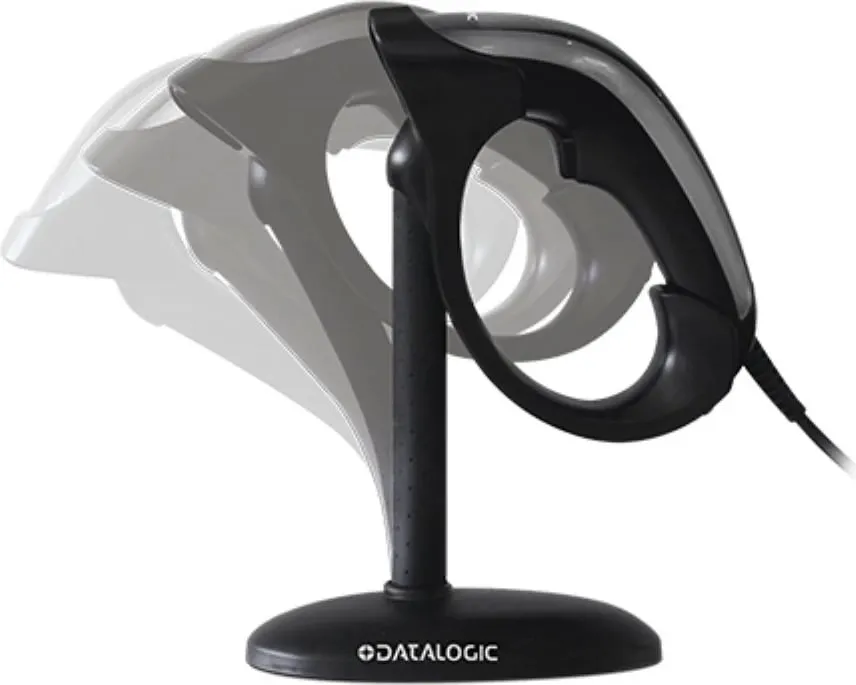 Skaner barkodesh Datalogic HERON HD3430, 2D, USB, zi/argjendtë - 1