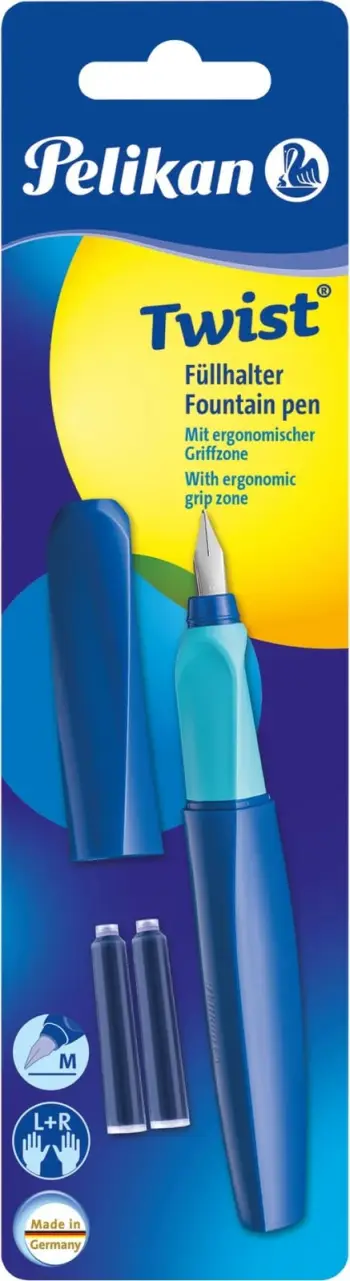 Stilolaps Pelikan Twist P457, M, i kaltër i errët