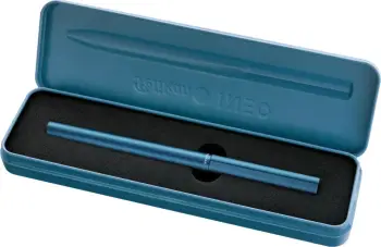 Stilograf Pelikan INEO Elements Ocean Blue P6, majë M, në kuti metalike, blu
