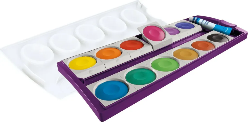 Set ngjyra uji Pelikan 701327, hard, mint, multicolor - 2