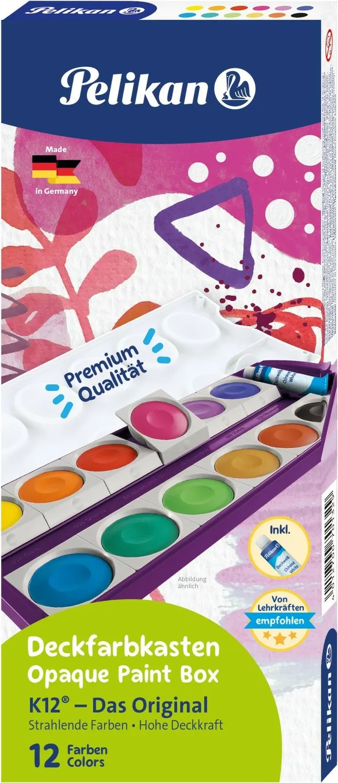 Set ngjyra uji Pelikan 701327, hard, mint, multicolor - 3