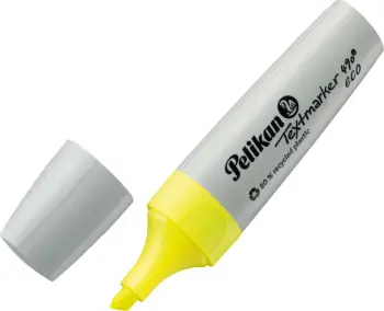 Marker tekstesh Pelikan Textmarker 490 eco, 1 copë, verdhë