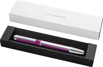 Stilolaps Pelikan 823784, alumini, majë mesatare, ngjyrë vjollcë, gift box