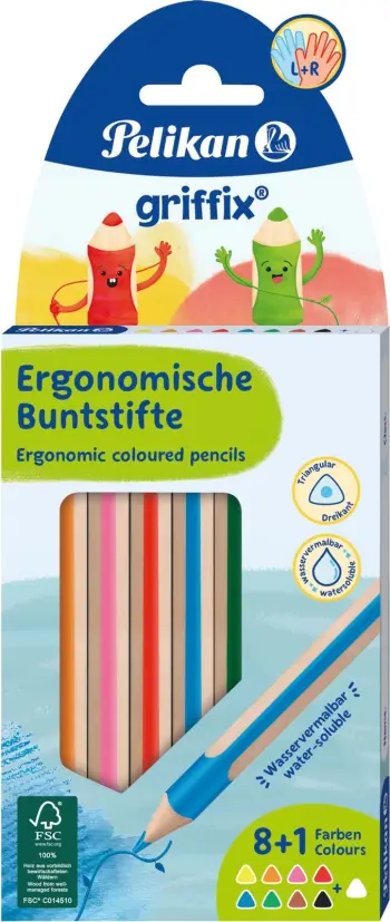 Set lapsash Pelikan 700856, 9 ngjyra të ndryshme