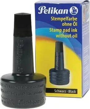 Bojë vulash Pelikan 4K, 28 ml, e zezë