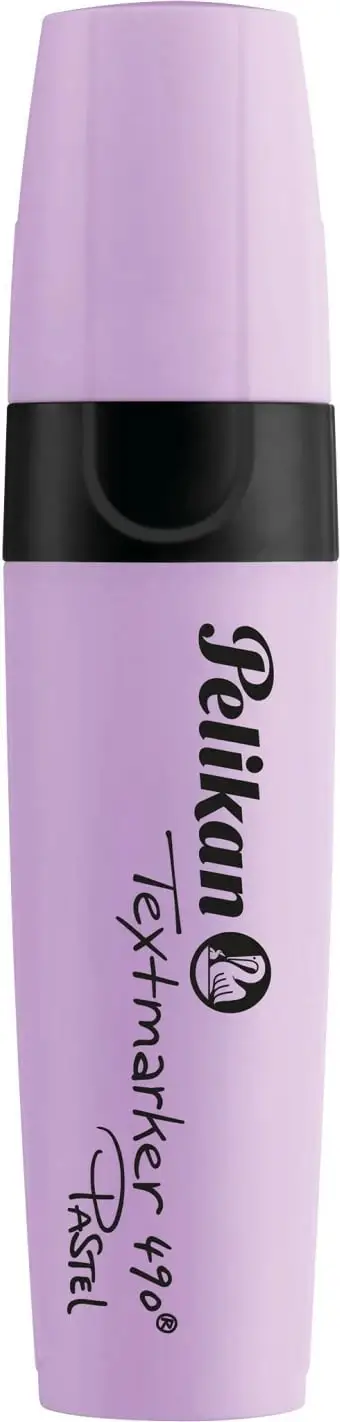 Marker teksti Pelikan Textmarker 490 Pastel, set 10 copë, lavender