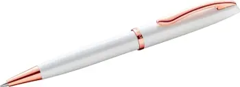 Stilolaps me topth Pelikan Jazz Noble Pearl, kuti dhurate, bojë blu, perlë