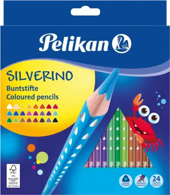 Lapsa ngjyrues Pelikan Silverino BD24LN 24 copë
