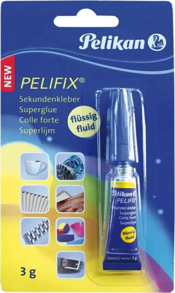 Ngjitës i lëngshëm Pelikan PELIFIX, 3g, blu