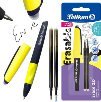 Stilolaps me gomë Pelikan Erase 2.0, i zi