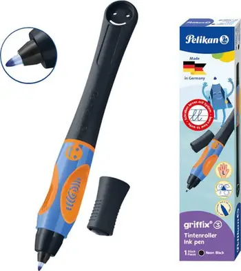 Stilolaps roller Pelikan Griffix Neon L, për mëngjarash, i zi neon