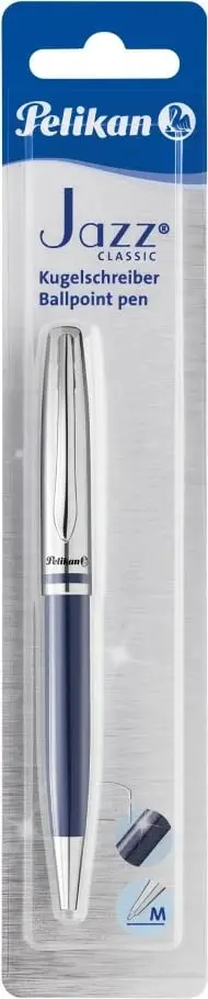 Stilolaps Pelikan Jazz Classic, me klip, ngjyrë blu