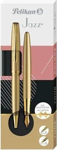 Set stilolapsash Pelikan Jazz Noble Elegance, stilograf dhe ballpoint, i zi