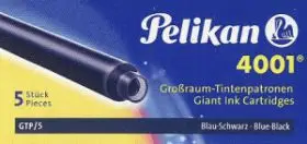 Fishekë të gjatë për stilolaps Pelikan GTP/5, i kaltër/i zi