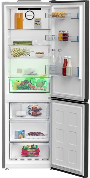 Frigorifer me ngrirës Beko B3RCNA364HXBR, NoFrost, 186.5 cm, inox