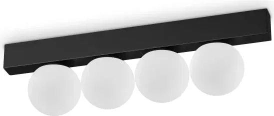 Llambë tavani Ping Pong PL4, e zezë - 1