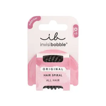 Set lidhëse për flokë Original Premium True Black Hair Scrunchie, 3 copë