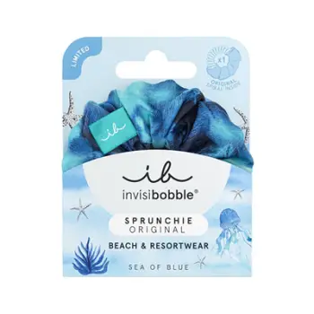 Lidhëse për flokë Invisibobble Sprunchie Bikini Sea Of Blues, e kaltër