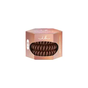 Set lidhëse për flokë Invisibobble Original Premium Pretzel Brown Hair Scrunchie, 3 copë